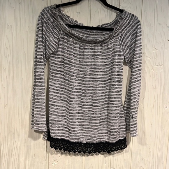 M.FASIS Off The Shoulder Top Size Medium - Picture 1 of 8